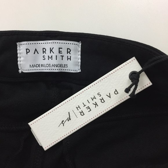 NWT PARKER SMITH Onyx Black Anarchy Knit Skinny Stretch Jeans Pants - Picture 2 of 10